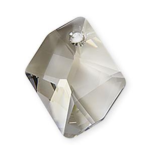 6680 - 14mm Swarovski Cosmic Pendant - Silver Shade 6680 - 14mm Swarovski Cosmic Pendant - Silver Shade