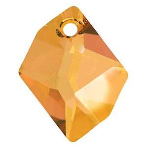 6680 - 14mm Swarovski Cosmic Pendant - Topaz 6680 - 14mm Swarovski Cosmic Pendant - Topaz