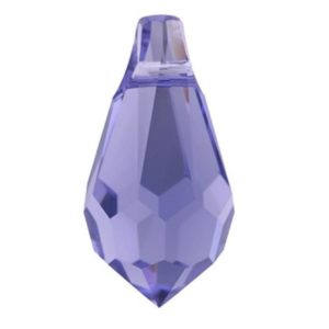 6000 - 11x5.5mm Swarovski Crystal Drop Pendants - Tanzanite 6000 - 11x5.5mm Swarovski Crystal Drop Pendants - Tanzanite