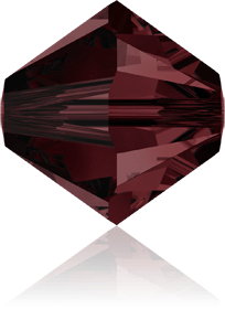 5301/5328 - 8mm Swarovski Bicone Crystal Bead - Burgundy 5301/5328 - 8mm Swarovski Bicone Crystal Bead - Burgundy