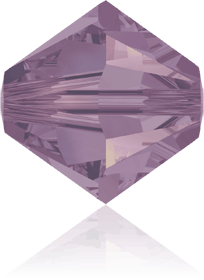 5301/5328 - 8mm Swarovski Bicone Crystal Bead - Cyclamen Opal 5301/5328 - 8mm Swarovski Bicone Crystal Bead - Cyclamen Opal