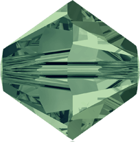 5301/5328 - 8mm Swarovski Bicone Crystal Bead - Erinite 5301/5328 - 8mm Swarovski Bicone Crystal Bead - Erinite