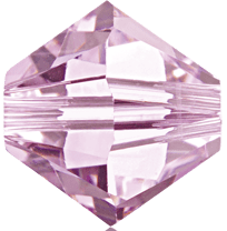 5301/5328 - 8mm Swarovski Bicone Crystal Bead - Rosaline 5301/5328 - 8mm Swarovski Bicone Crystal Bead - Rosaline