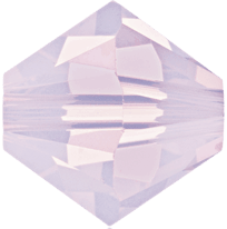 5301/5328 - 8mm Swarovski Bicone Crystal Bead - Rose Water Opal 5301/5328 - 8mm Swarovski Bicone Crystal Bead - Rose Water Opal