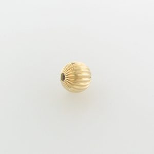 67 - 9mm 14/20 Gold Filled Corrugated Round Bead 67 - 9mm 14/20 Gold Filled Corrugated Round Bead
