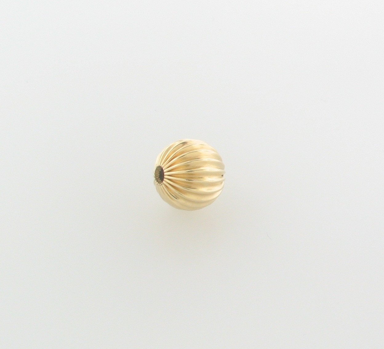 69 - 12mm 14/20 Gold Filled Corrugated Round Bead 69 - 12mm 14/20 Gold Filled Corrugated Round Bead