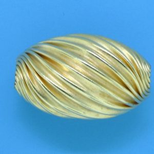 883 - 13x20mm Gold Filled Design Oval Bead 883 - 13x20mm Gold Filled Design Oval Bead