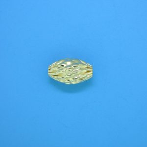 839 - 8x13mm Gold Filled Design Oval Bead 839 - 8x13mm Gold Filled Design Oval Bead