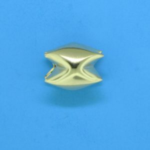 248 - 10x8mm Gold Filled Interlock Bead 248 - 10x8mm Gold Filled Interlock Bead