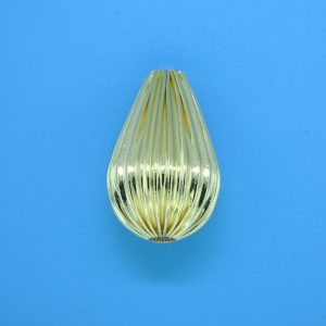 956 - 15.5x23mm Gold Filled Corrugated Drop Bead 956 - 15.5x23mm Gold Filled Corrugated Drop Bead