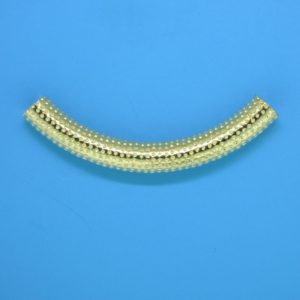 453 - 5x37mm Gold Filled Curved Tube 453 - 5x37mm Gold Filled Curved Tube