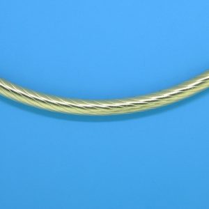 916 - 5x64mm Gold Filled Curved Tube 916 - 5x64mm Gold Filled Curved Tube
