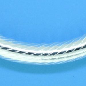 1411 - 5x37mm Sterling Silver Design Curved Tube 1411 - 5x37mm Sterling Silver Design Curved Tube