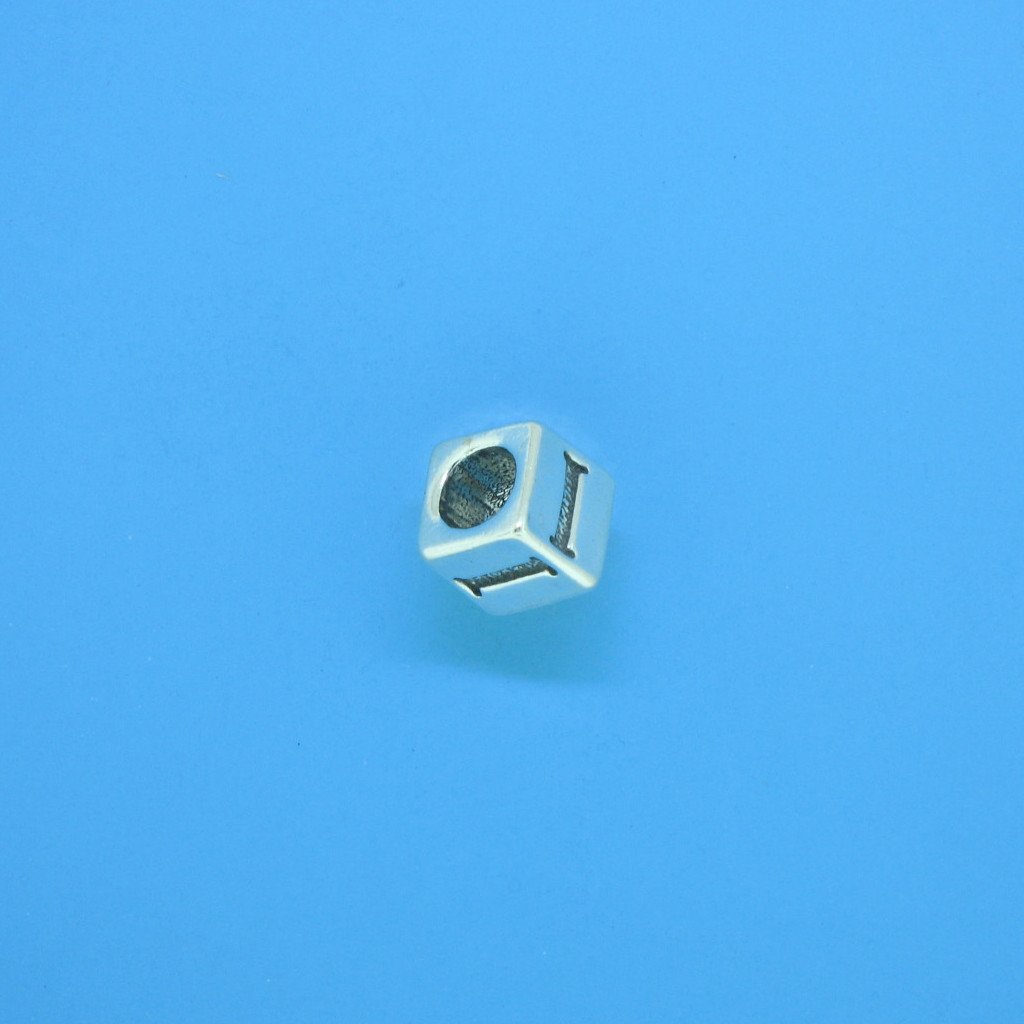 1309 - 5.5mm Sterling Silver Alphabet - I 1309 - 5.5mm Sterling Silver Alphabet - I