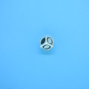 1308 - 4.5mm Sterling Silver Alphabet - Q 1308 - 4.5mm Sterling Silver Alphabet - Q