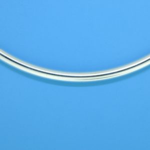 1421 - 5x64mm Sterling Silver Curved Tube 1421 - 5x64mm Sterling Silver Curved Tube