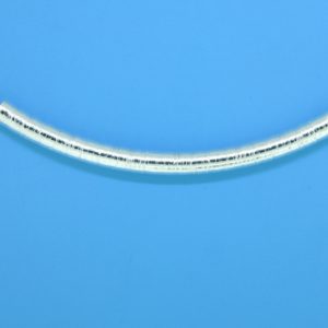 1423 - 5x64mm Sterling Silver Curved Tube 1423 - 5x64mm Sterling Silver Curved Tube