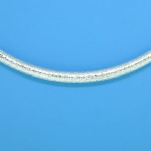 1424 - 5x64mm Sterling Silver Curved Tube 1424 - 5x64mm Sterling Silver Curved Tube