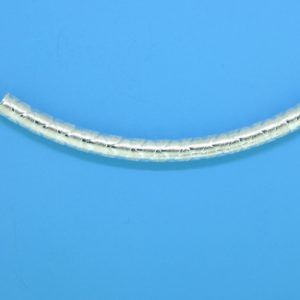 1429 - 5x64mm Sterling Silver Curved Tube 1429 - 5x64mm Sterling Silver Curved Tube