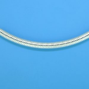 1433 - 5x64mm Sterling Silver Curved Tube 1433 - 5x64mm Sterling Silver Curved Tube