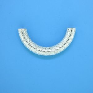 1443 - 5x30mm Sterling Silver Curved Tube 1443 - 5x30mm Sterling Silver Curved Tube
