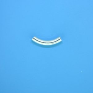 1451 - 15mm Sterling Silver Curved Tube 1451 - 15mm Sterling Silver Curved Tube