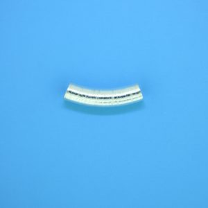 1456 - 18mm Sterling Silver Curved Tube 1456 - 18mm Sterling Silver Curved Tube