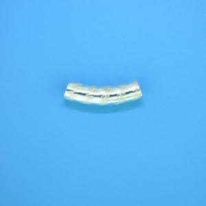1465 - 18mm Sterling Silver Curved Tube 1465 - 18mm Sterling Silver Curved Tube