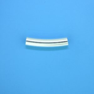 1467 - 23mm Sterling Silver Curved Tube 1467 - 23mm Sterling Silver Curved Tube