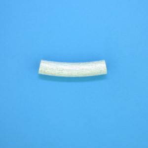 1468 - 23mm Sterling Silver Curved Tube 1468 - 23mm Sterling Silver Curved Tube