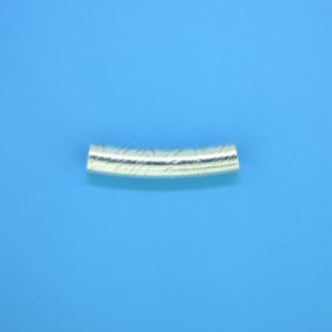 1480 - 23mm Sterling Silver Curved Tube 1480 - 23mm Sterling Silver Curved Tube