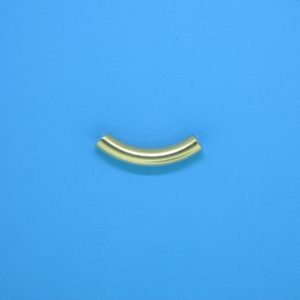 845 - 3x15mm Gold Filled Plain Curved Tube 845 - 3x15mm Gold Filled Plain Curved Tube