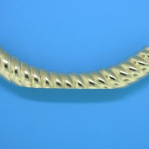 907 - 8x54.5mm Gold Filled Curved Tube With Cut 907 - 8x54.5mm Gold Filled Curved Tube With Cut