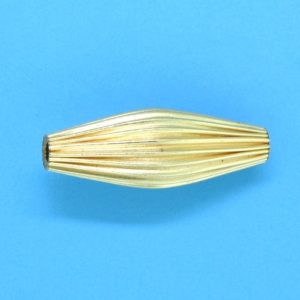 256 - 7x19.5mm Gold Filled Fancy Bead 256 - 7x19.5mm Gold Filled Fancy Bead