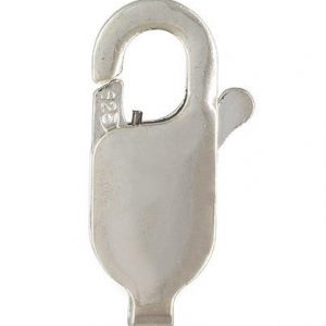 668 - 3x8mm Sterling Silver Lobster Clasp 668 - 3x8mm Sterling Silver Lobster Clasp