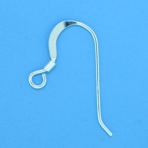 680 - Sterling Silver Ear Wire With Coil 680 - Sterling Silver Ear Wire With Coil