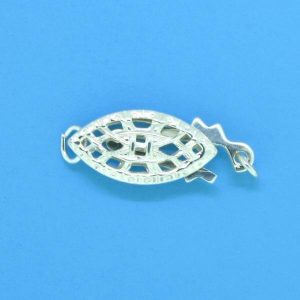 673 - Sterling Silver Fish Hook Clasp 673 - Sterling Silver Fish Hook Clasp