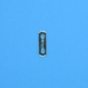 1373 - 4mm/2h Sterling Silver Spacer Bar 1373 - 4mm/2h Sterling Silver Spacer Bar
