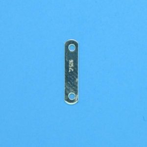1376 - 8mm/2h Sterling Silver Spacer Bar 1376 - 8mm/2h Sterling Silver Spacer Bar