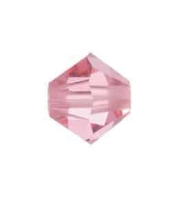 5301/5328 - 4mm Swarovski Bicone Bead - Light Rose 5301/5328 - 4mm Swarovski Bicone Bead - Light Rose