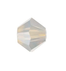 5301/5328 - 4mm Swarovski Bicone Bead - Light Grey Opal 5301/5328 - 4mm Swarovski Bicone Bead - Light Grey Opal