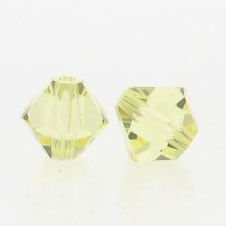 5301/5328 - 6mm Swarovski Bicone Crystal Bead - Jonquil 5301/5328 - 6mm Swarovski Bicone Crystal Bead - Jonquil