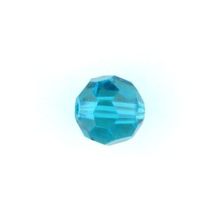 5000 - 4mm Swarovski Round Crystal - Blue Zircon 5000 - 4mm Swarovski Round Crystal - Blue Zircon