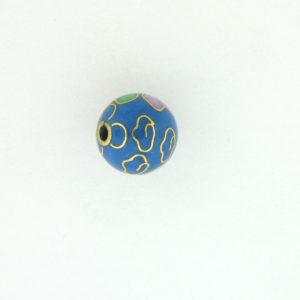 6008C - 8mm Round Cloisonne Bead - Light Blue 6008C - 8mm Round Cloisonne Bead - Light Blue