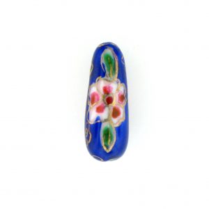 8200P - 8x20mm Drop Porcelain Bead - Blue