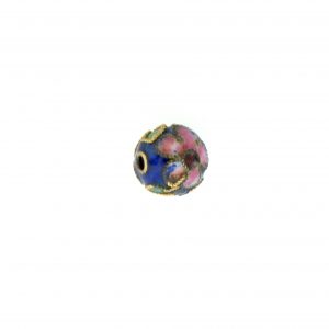 8316AW - 16mm Round Cloisonne Bead - Blue 8316AW - 16mm Round Cloisonne Bead - Blue