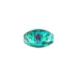 6211L - 11x8mm Oval Lamp Bead - Blue Zircon 6211L - 11x8mm Oval Lamp Bead - Blue Zircon