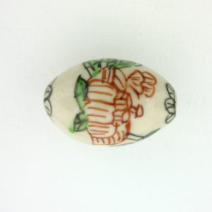 9010P - 20x30mm Oval Porcelain Bead 9010P - 20x30mm Oval Porcelain Bead