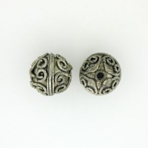9049M - 12mm Fancy Metal Bead 9049M - 12mm Fancy Metal Bead