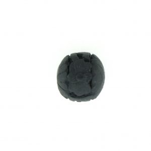 9060 - 12mm Round Cinnabar Bead - Black 9060 - 12mm Round Cinnabar Bead - Black